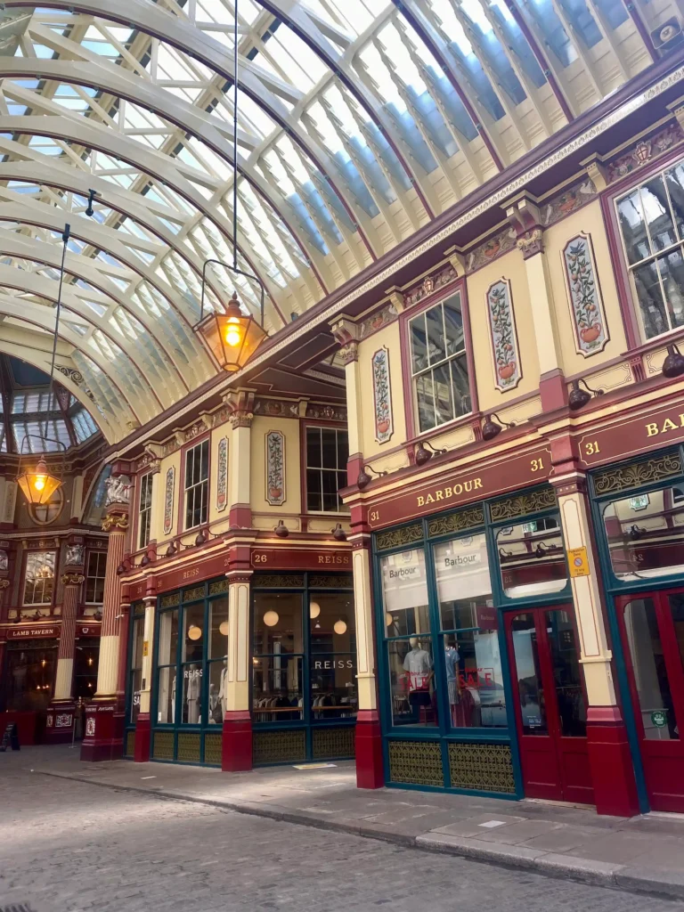 leadenhall market 4 day london itinerary