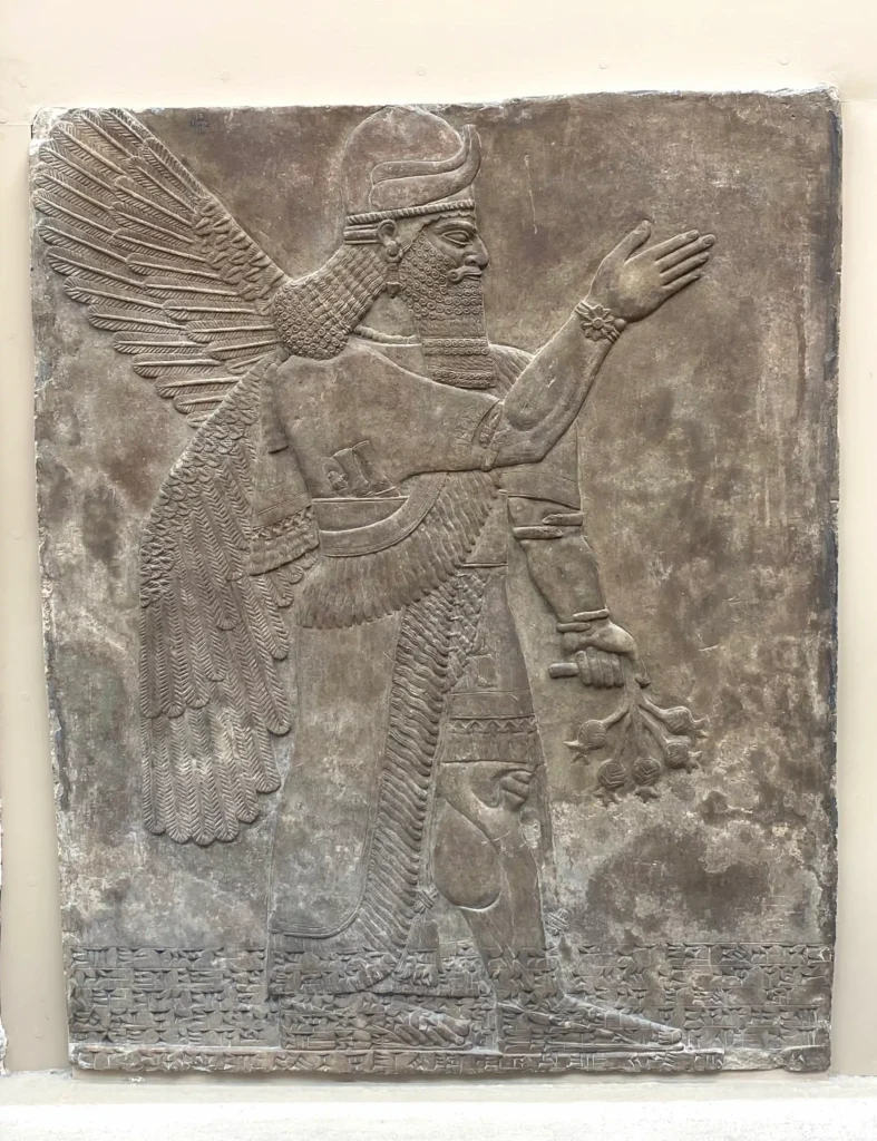 stone tablet featuring an egyptian god 2 day london itinerary