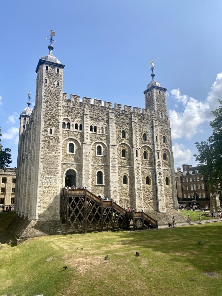 white tower at the tower of london