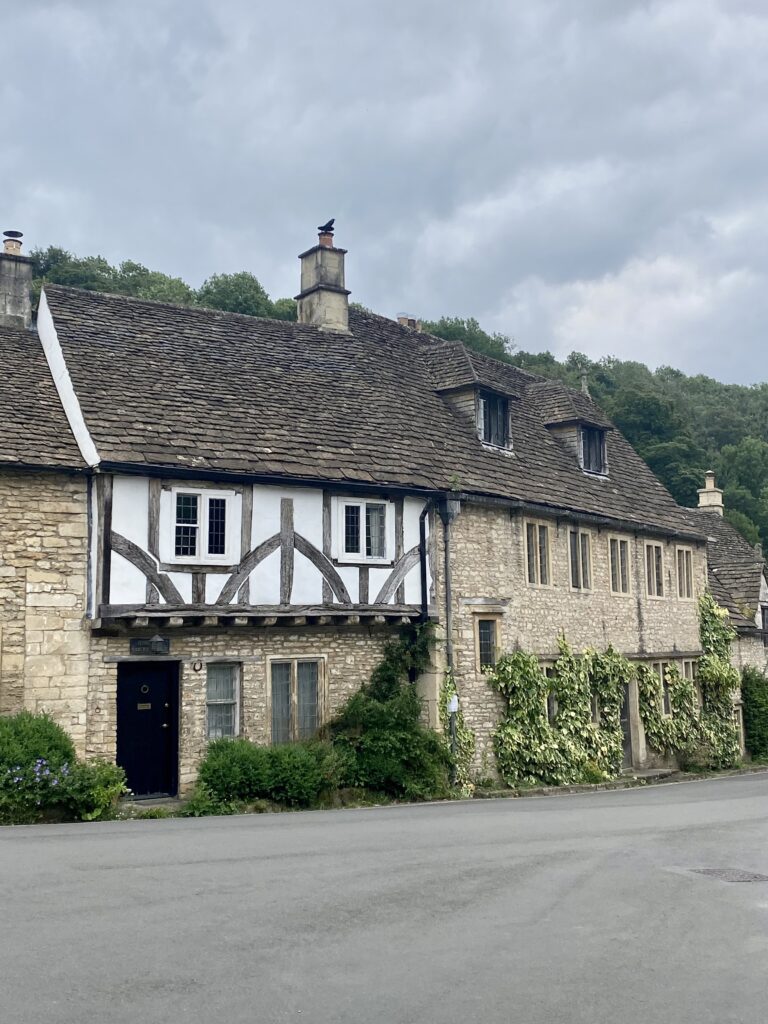 Tudor-style houses in Castle Combe