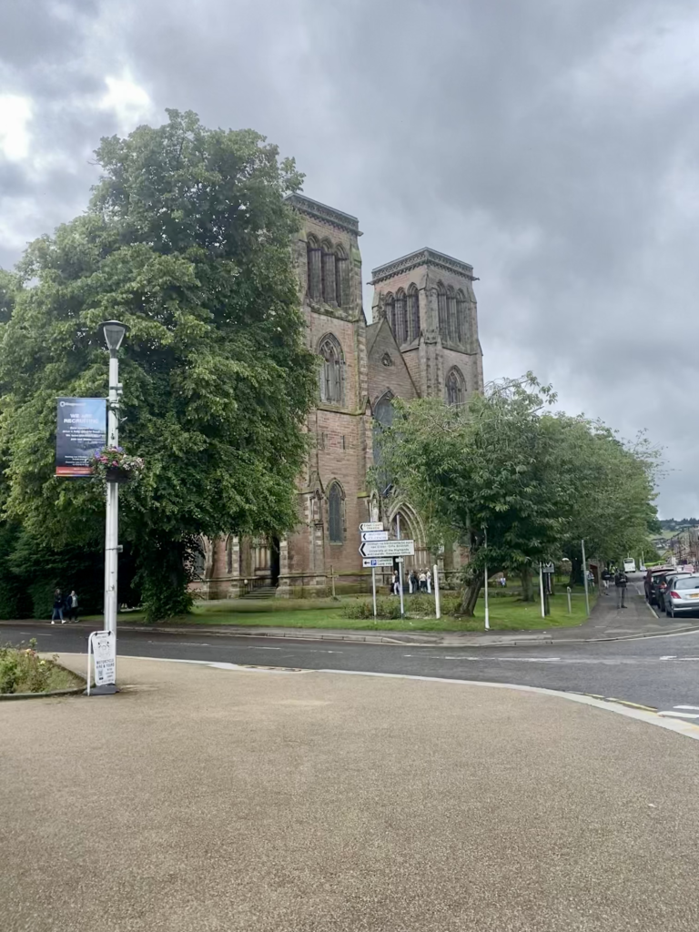 Inverness Cathedral from across the road.